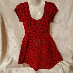 Planet Gold, Medium size, Coral Skater dress